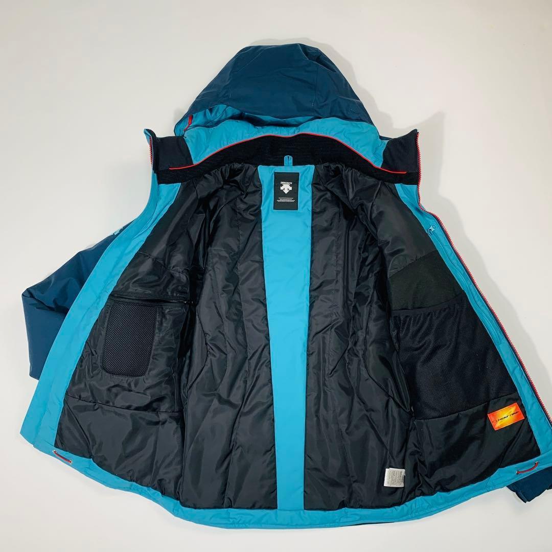 デサント スキーウェア 上下セット Move Sport HEAT NAVI M