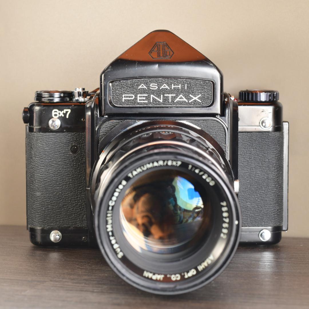 分解清掃・整備済み PENTAX 67 ペンタックス 6×7 動作品レンズ付き⑪