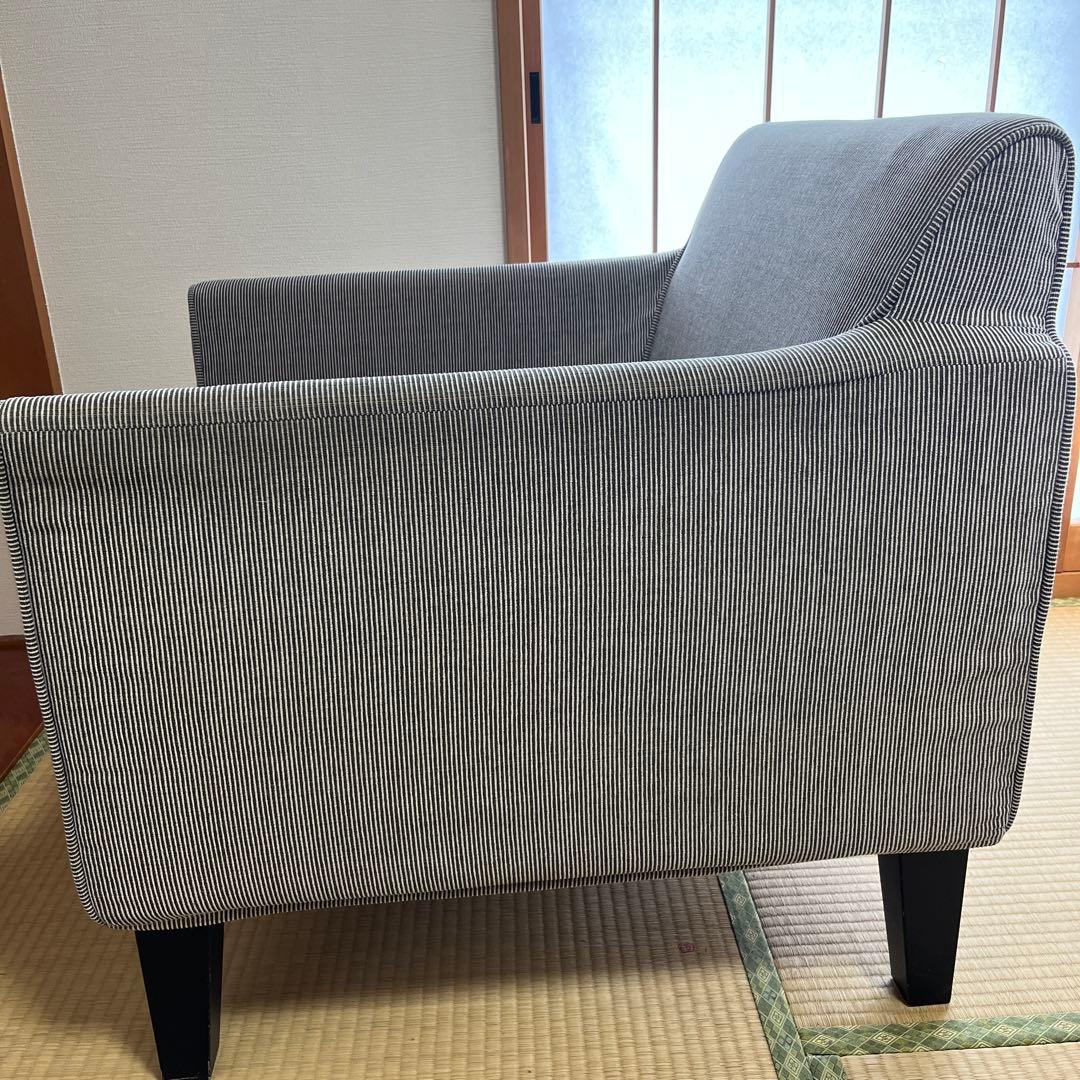 NOYES 1人掛けソファ ①グレー