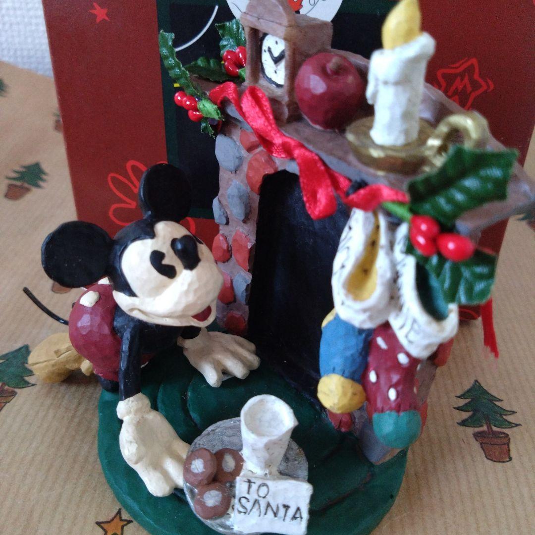 ミッキーマウス 　フィギュア　 陶器製　MIDWEST　クリスマス　箱あり