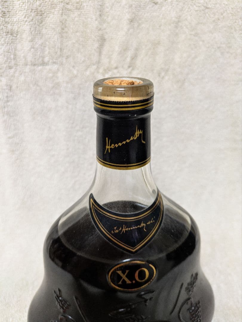 古酒HennessyヘネシーXOコニャック700ml40%金キャップ コルク壊れ