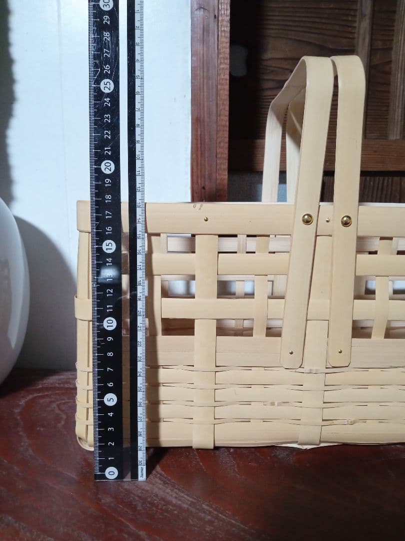 竹製バスケット 中型