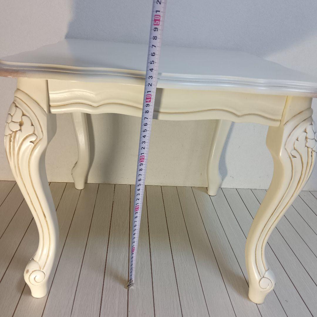 ロココ調　猫脚　White　テーブル　姫系