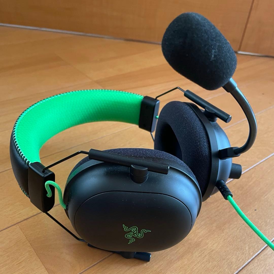 Razer BlackShark V2 + USBサウンドカード 美品ヘッドホン