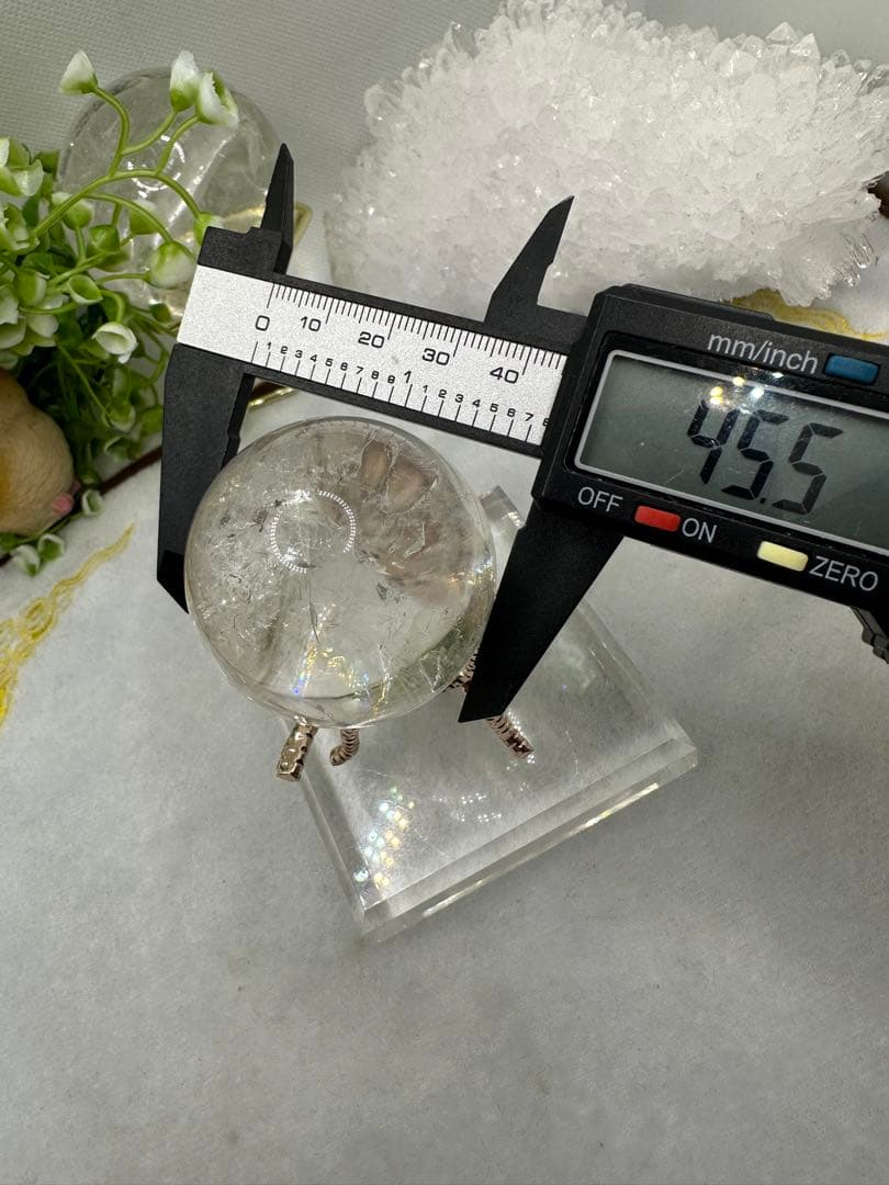 水晶スフィア♡ファイヤー共生No.235台座セット