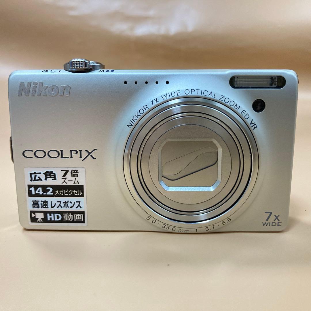 ◆スマホ転送OK◆Nikon COOLPIX S6000 デジカメ SDカード付