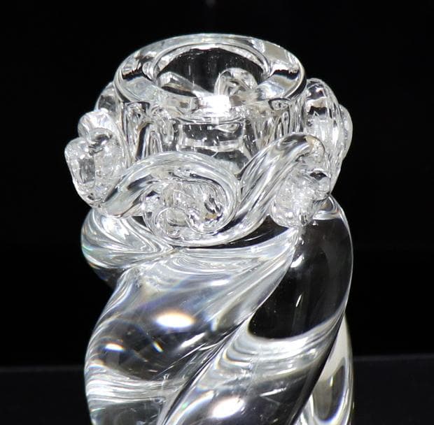 オールド・バカラ 1950年頃 大型 キャンドルスタンド 1.2kgジャポニスム