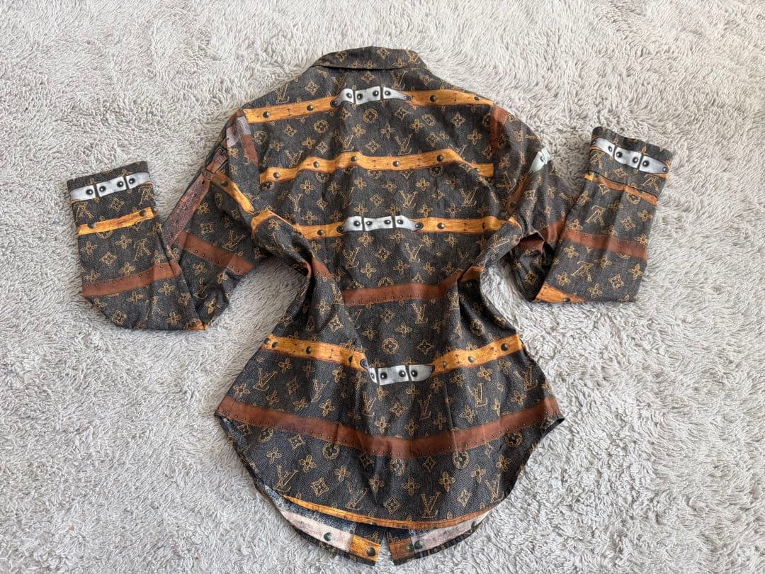 LOUIS VUITTON ストライプシャツ サイズ34