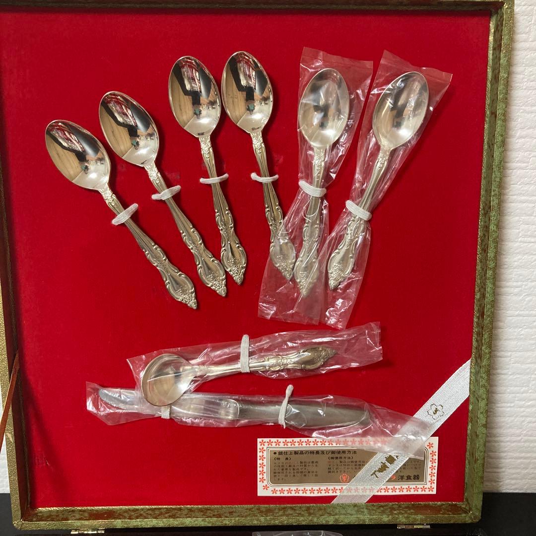 燕三条　カトラリー　サクライ　サクラ洋食器　ディナーセット　日本製　アンティーク