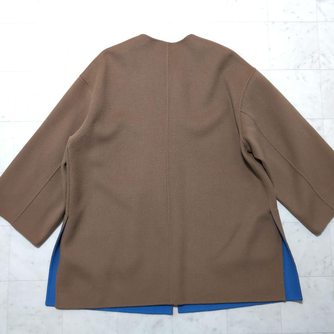 2025AW UNITED ARROWS バイカラー リバー ミドルコート