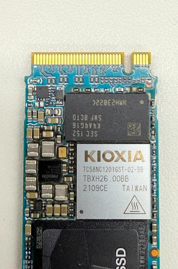中古 SSD 1TB NVMe KIOXIA(キオクシア)　M.2 2280