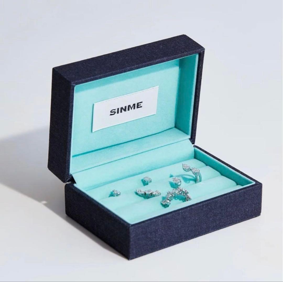 sinme ダイヤモンド 3ピースピアス 定価330,000円 箱付き