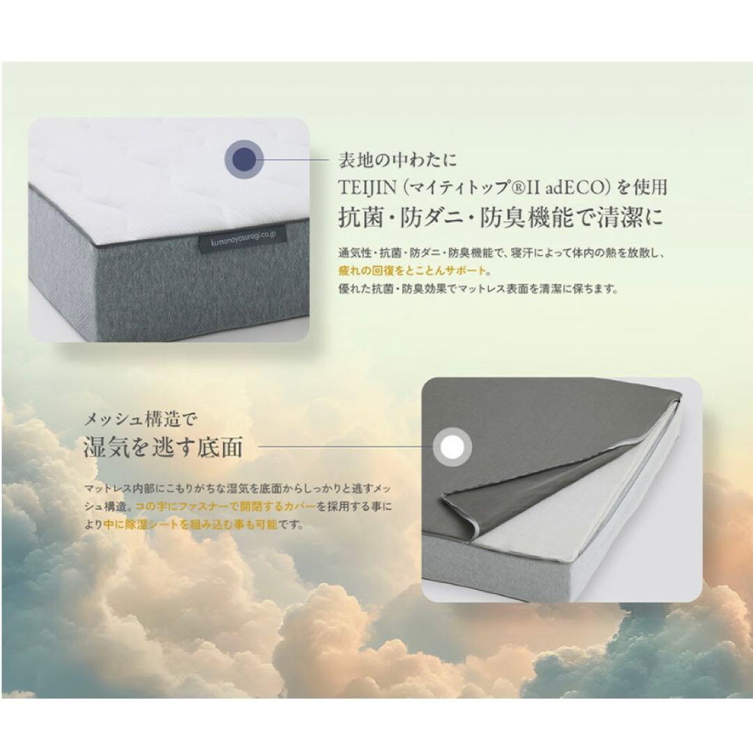 2025年新発売　雲のやすらぎプレミアム マットレスⅡ ダブル