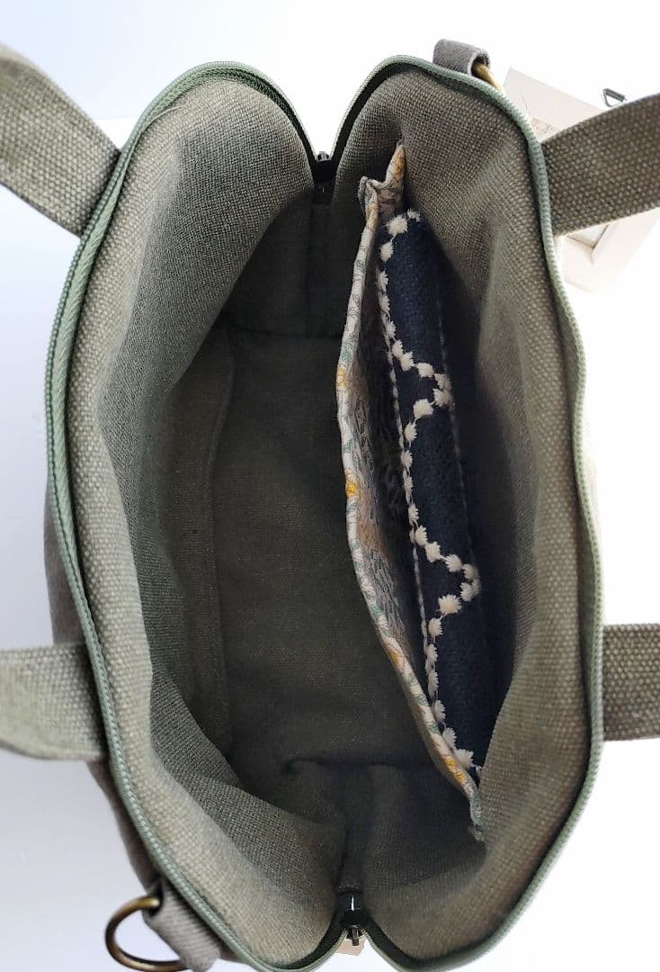 ミナペルホネン　レア　sky flower　ミニサイズまるいショルダーバッグ　秋