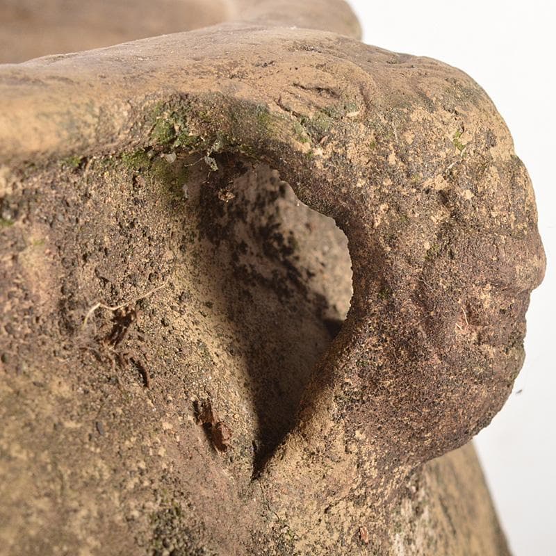 朝鮮美術　須恵器　新羅土器　新羅無釉土　四獣耳壺　M　R7540F