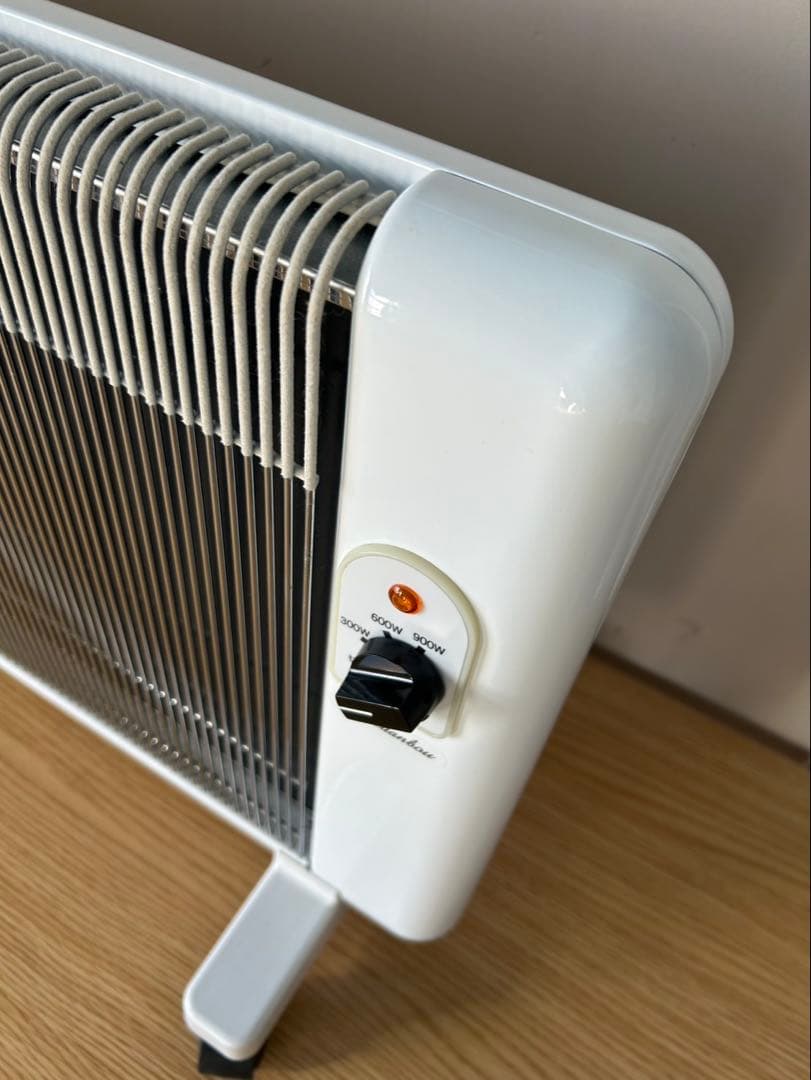 夢暖房 YUME900-R18 ホワイト 電気ヒーター 900W