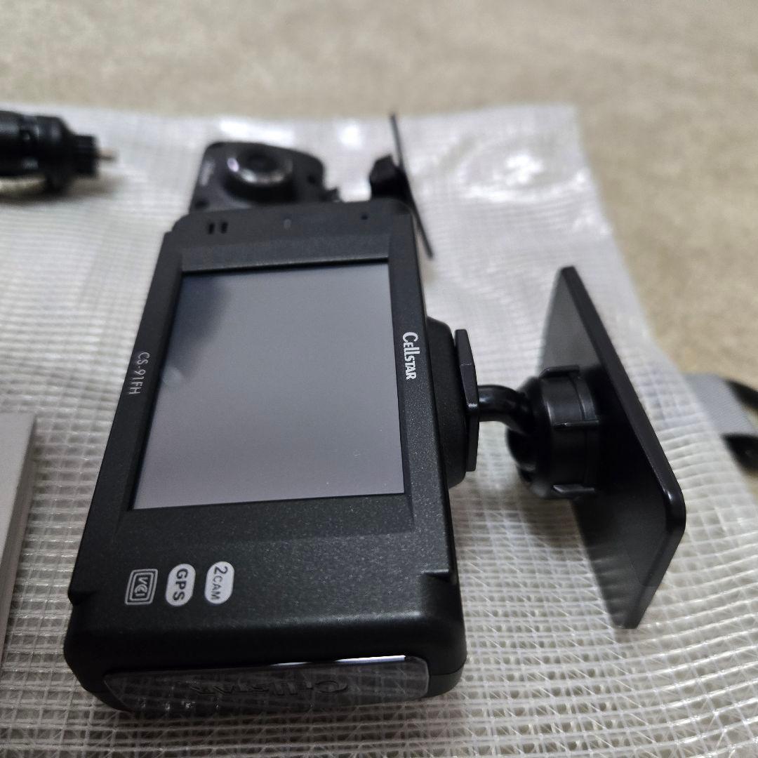 Cellstar 前後 2カメラ ドライブレコーダー CS-91FH