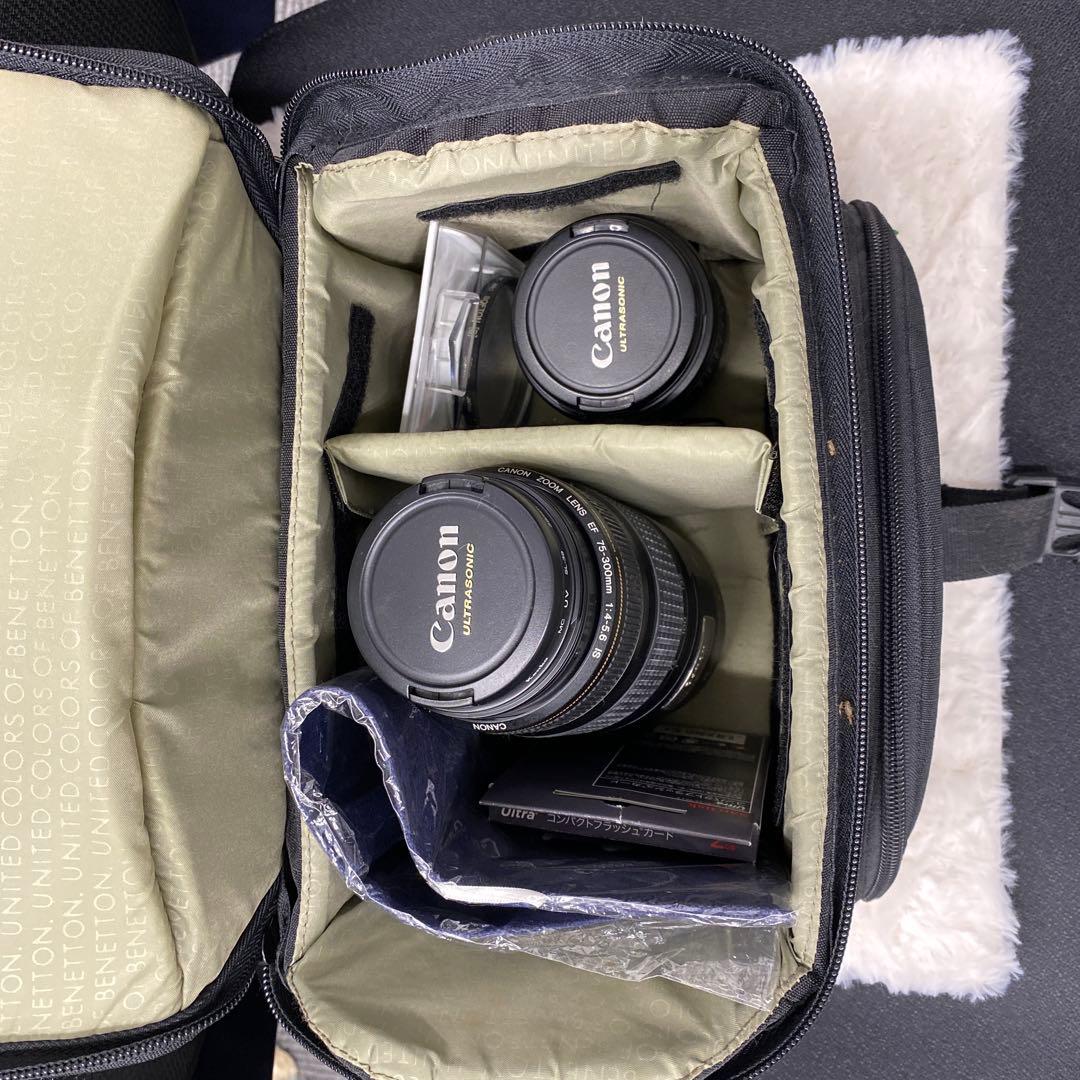 Canon 75-300mm & EF-S 18-55mm レンズセット