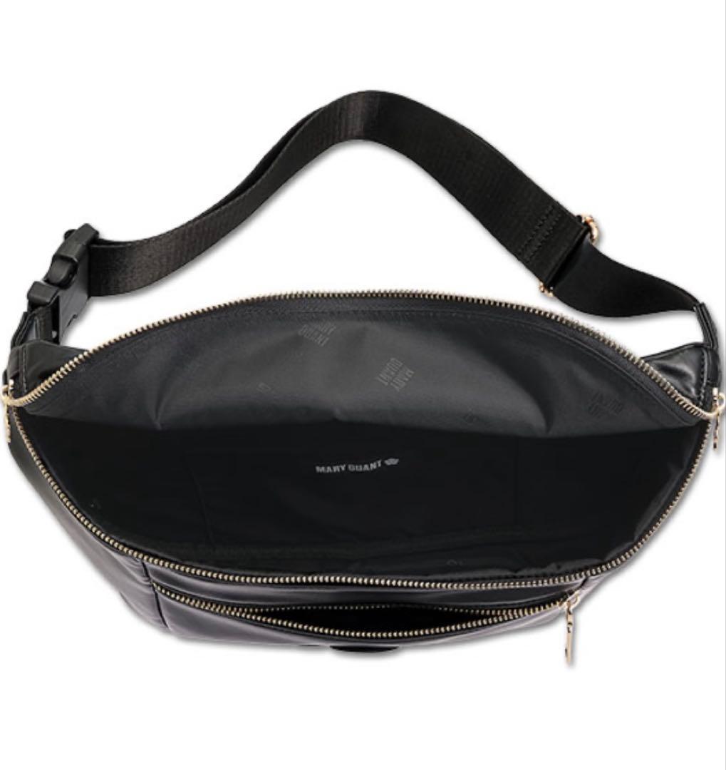マリークワント 完全完売色 レアアイテム 新品デイジーブラックボディバッグ