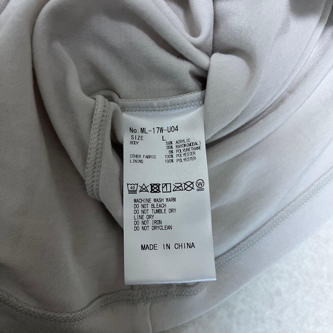 MARK & LONA ゴルフ メンズ長袖 ハーフジップ カットソー グレー L