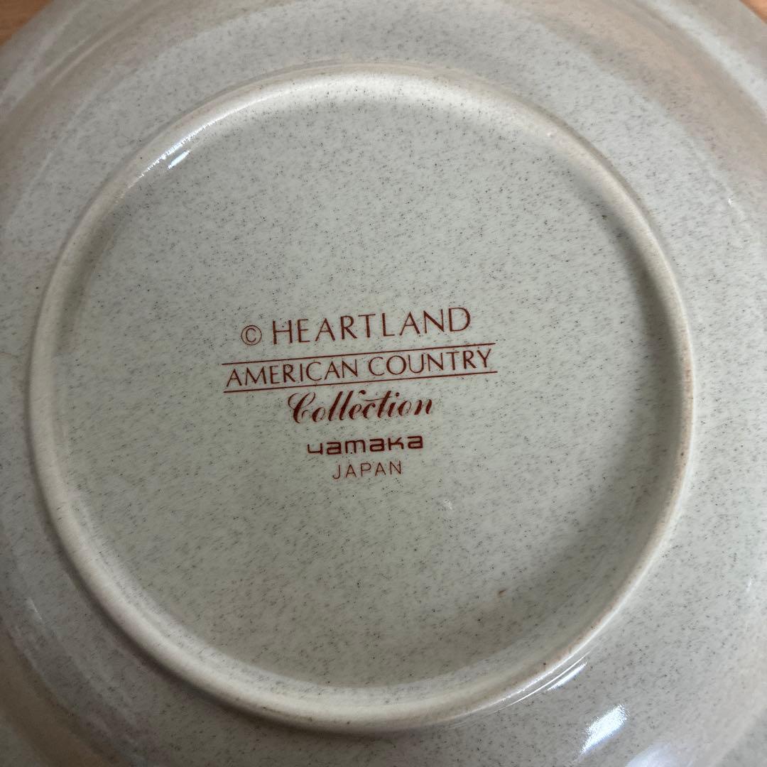カレー皿 5枚スプーン付き ハートランド アメリカンカントリー YAMAKA