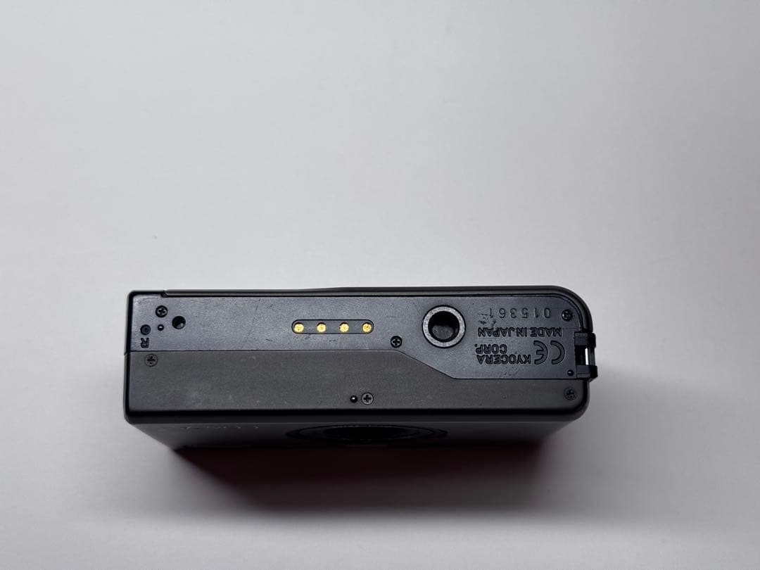 CONTAX T3 ブラック 前期 コンパクトフィルムカメラ フードキャップ付き