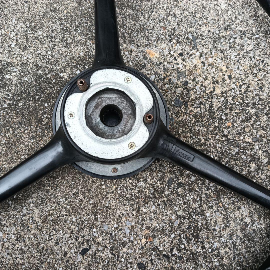 三菱ジープ　純正ハンドル