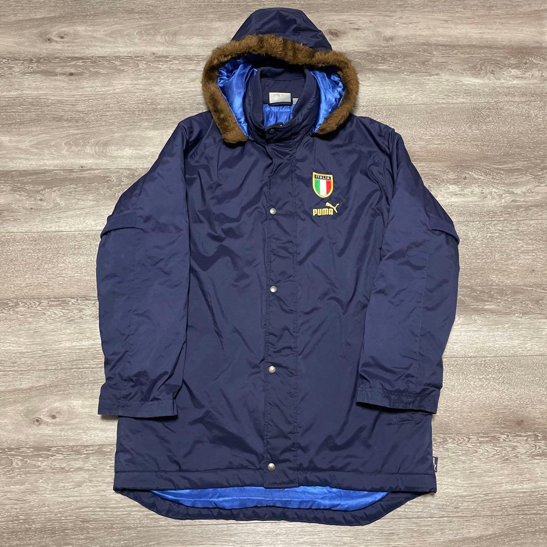 激レア 2000年代 PUMA サッカー イタリア代表 ベンチコート M