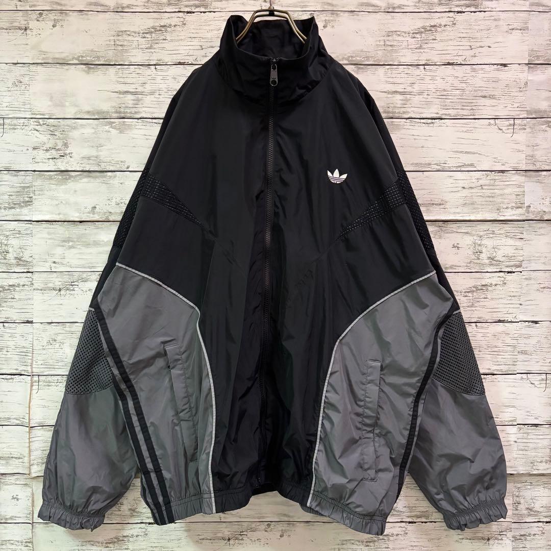 adidas ナイロンジャケット Rekive ウーブントラックトップ 2XL