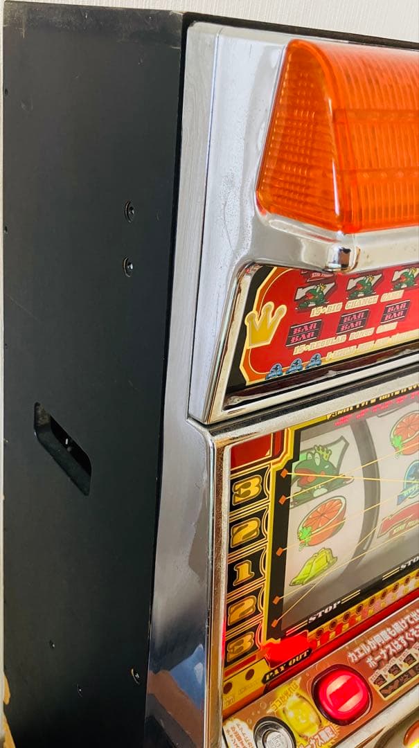 山佐 ４号機キングパルサー 赤パネル 実機 メダル500枚付き 家庭用電源