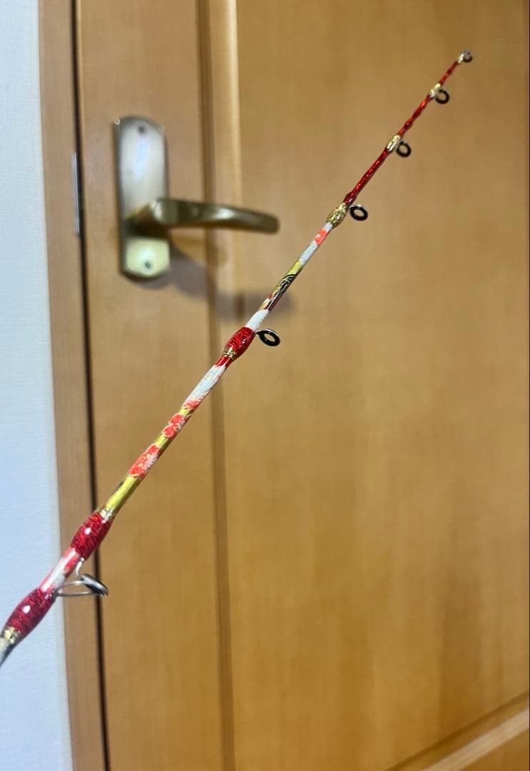 伊勢海老竿　伊勢海老釣り竿　布袋竹　テトラ竿　Fujiリールシート　ガイド　Ka