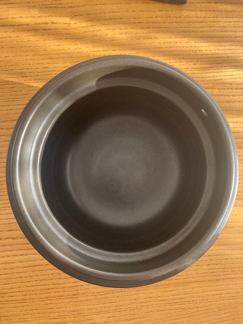 スズ木,萬古焼 羽釜 ごはん鍋 三合炊き 黒 6000-4033 ブラック