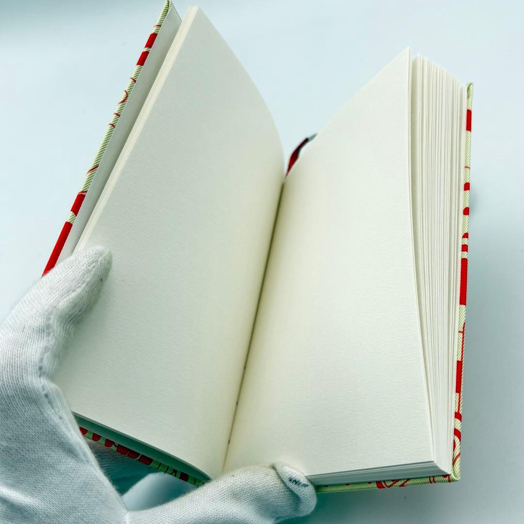 エルメス シルクノート レッド ファッション メモ帳　0512-S6036h