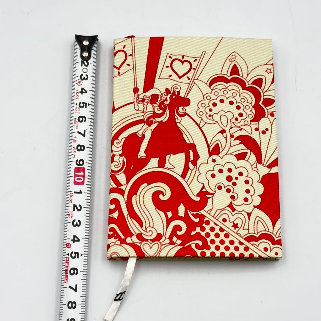 エルメス シルクノート レッド ファッション メモ帳　0512-S6036h