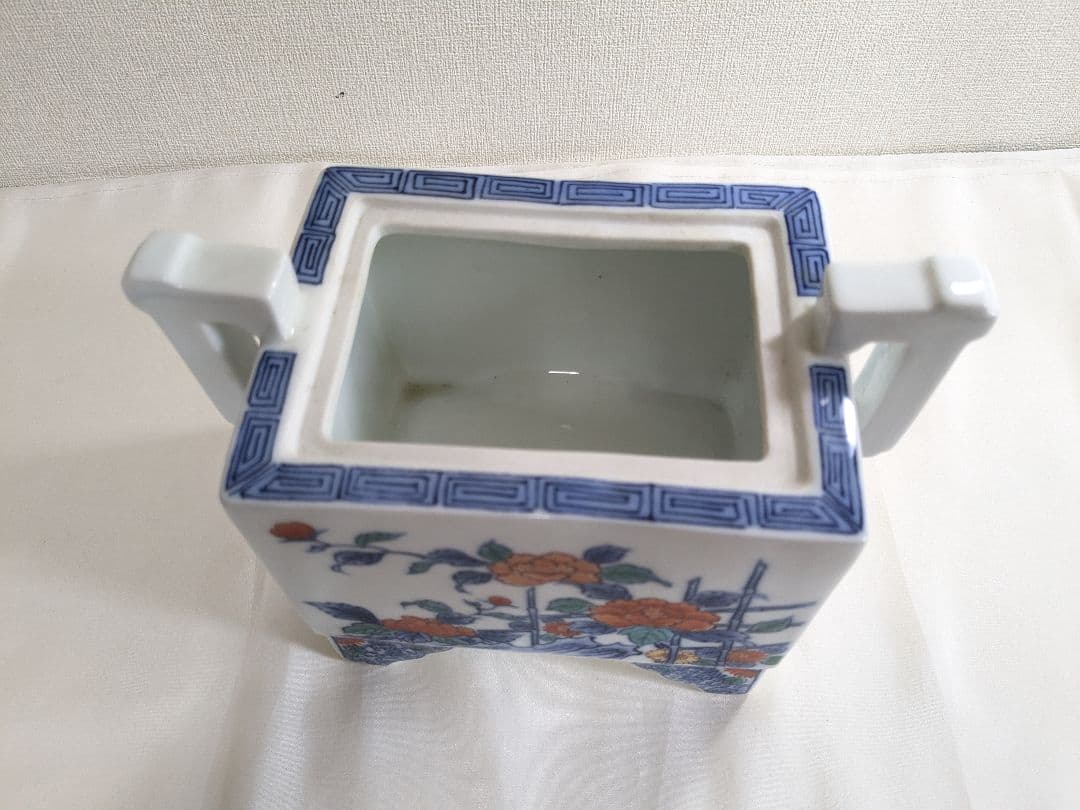 有田焼 冬山作 香炉 茶道具