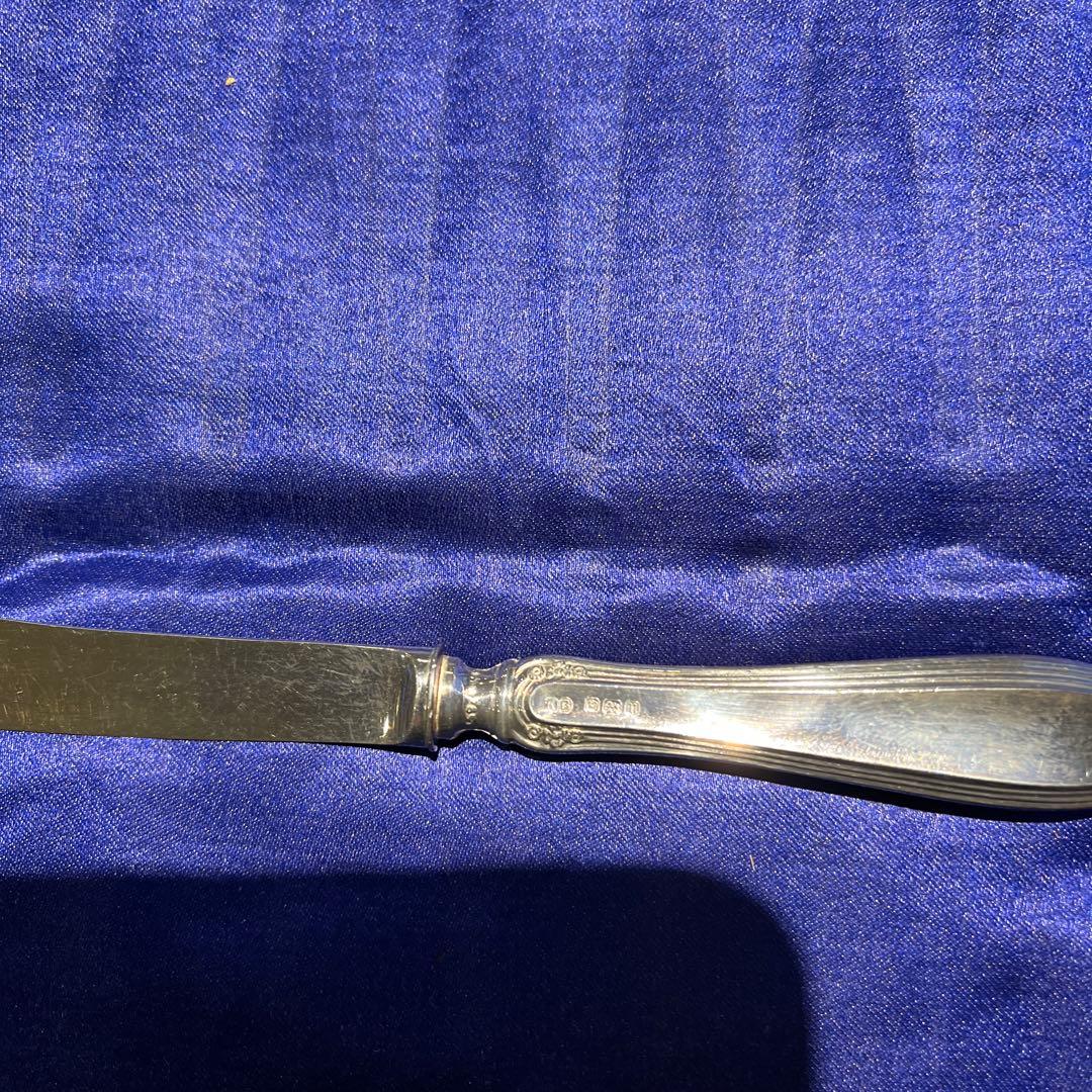 アンティーク　銀製　デザートナイフとフォーク