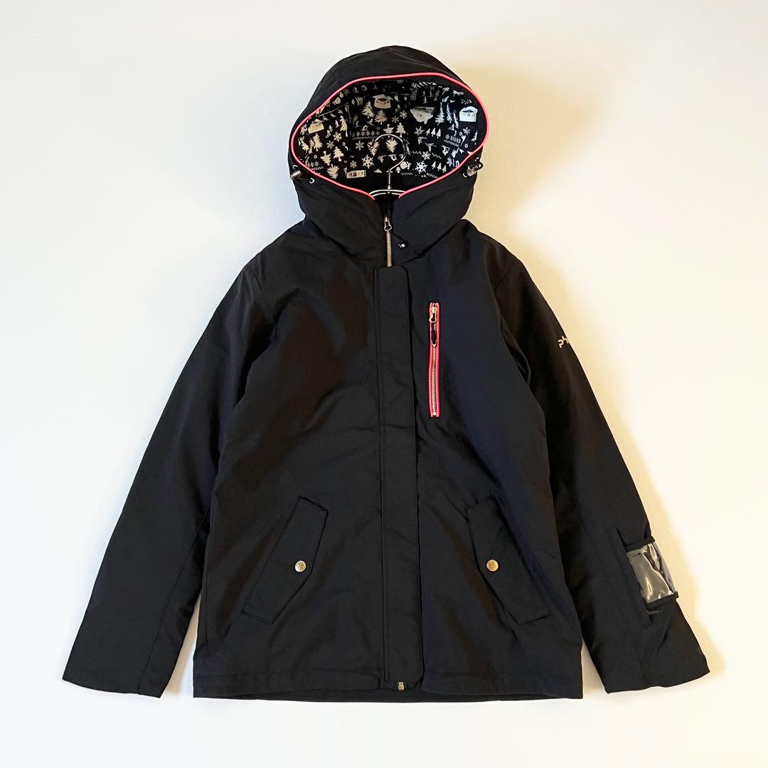 3310【美品】フェニックス　ジャケット パンツ 上下セット 黒　ピンク　M L