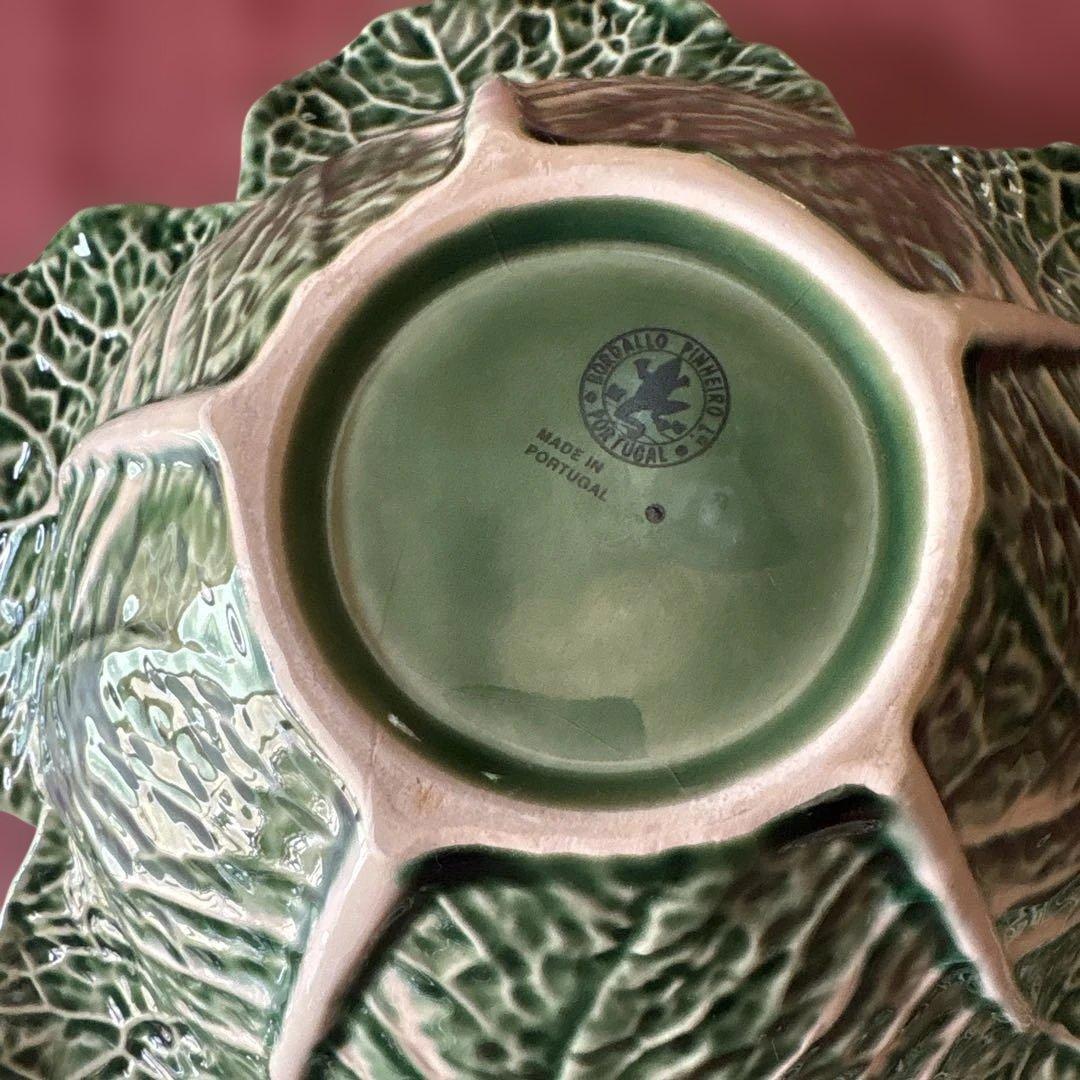 ボルダロピニェイロ　キャベツ型陶器ボウル チューリン