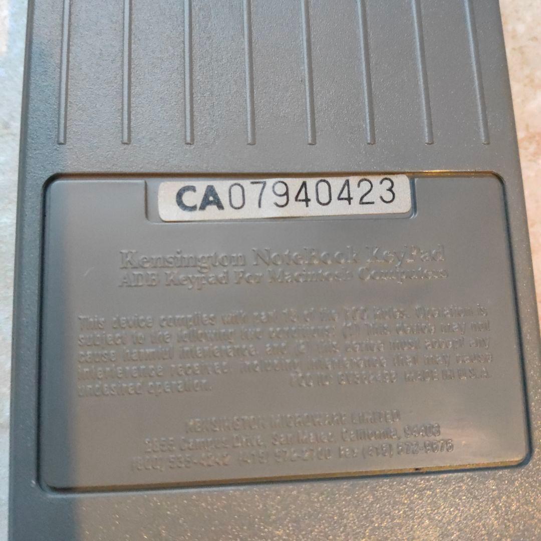 ケンジントン ノートブック キィパッド