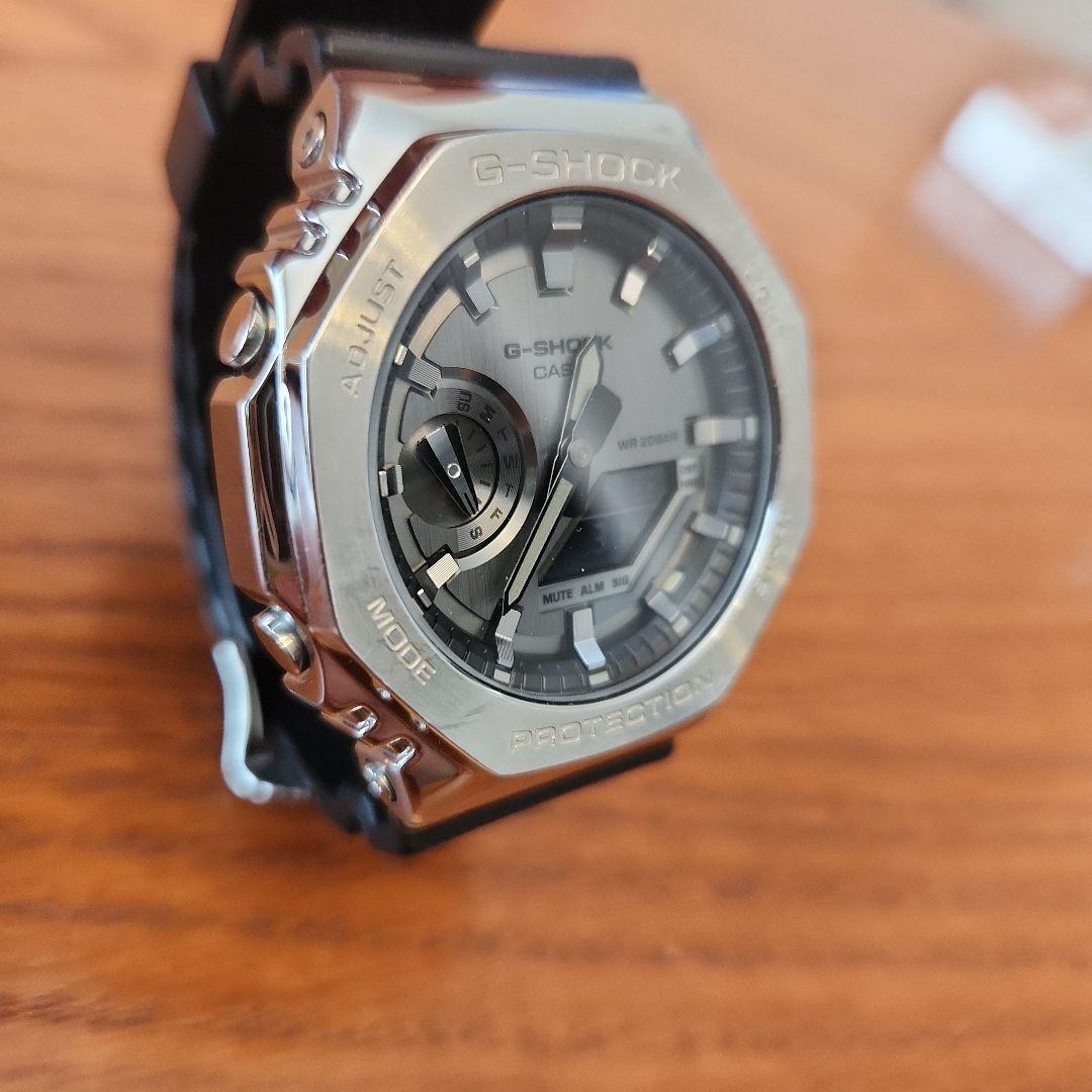 G-SHOCK カシオ GM-2100 腕時計 シルバー/ブラック