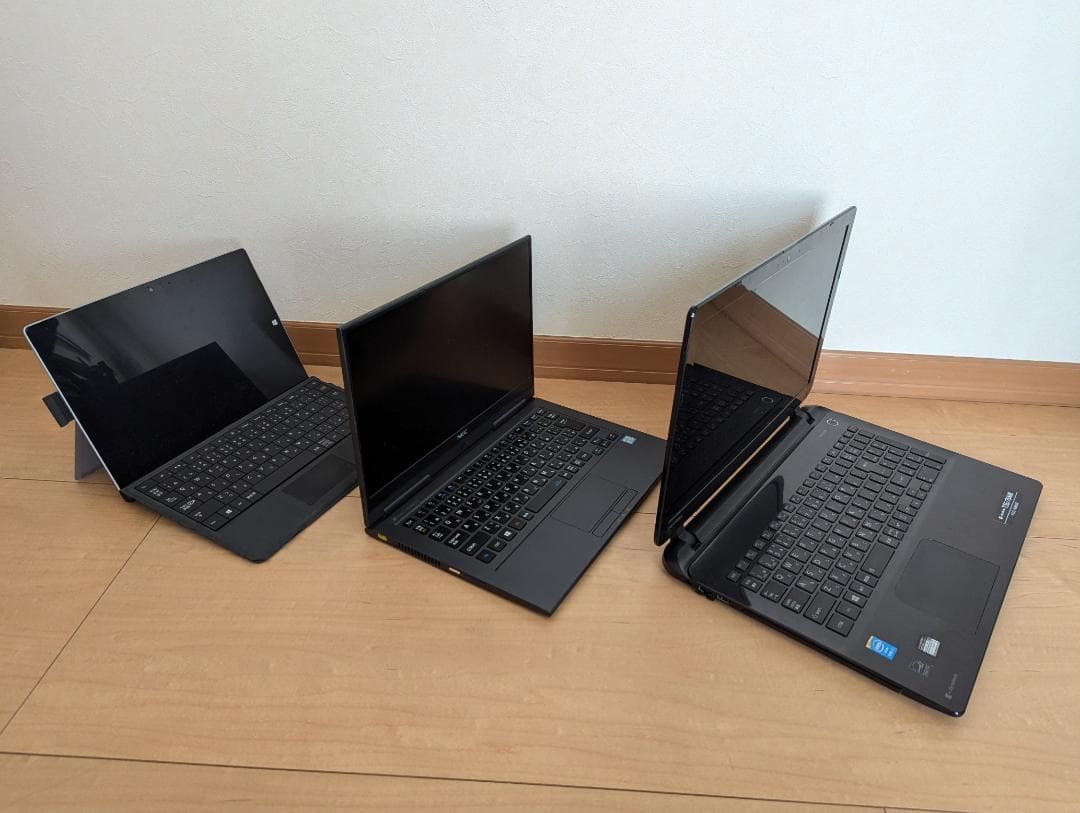 ノートPC 3台 Surface dynabook Lavie