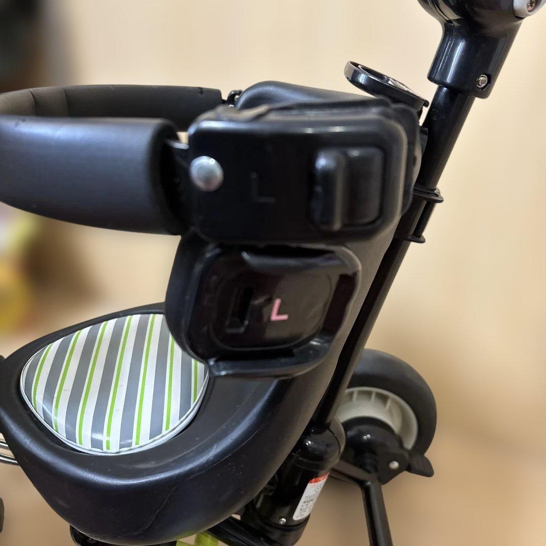 中古】 TOWN 三輪車 ブラック・グリーン　ides compo