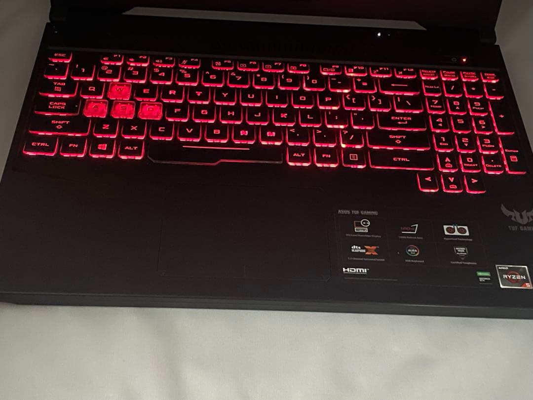 Windowsノート本体 ASUS TUF Gaming FX505DT R5-3550H GTX1650