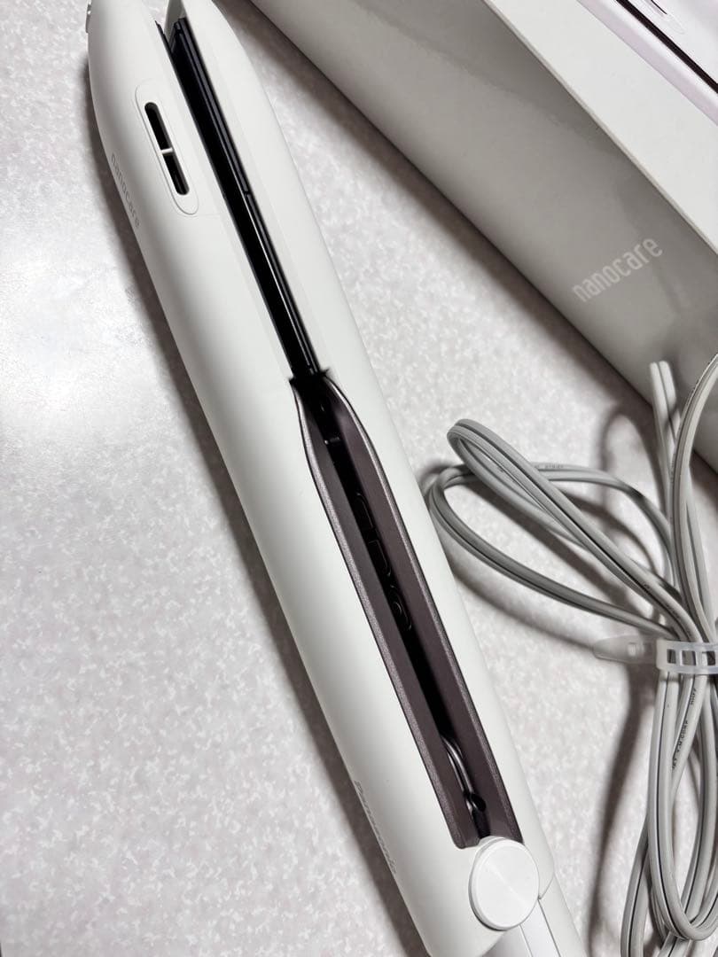 美品　Panasonic　パナソニック　ヘアアイロン　EH-HS9J　ホワイト