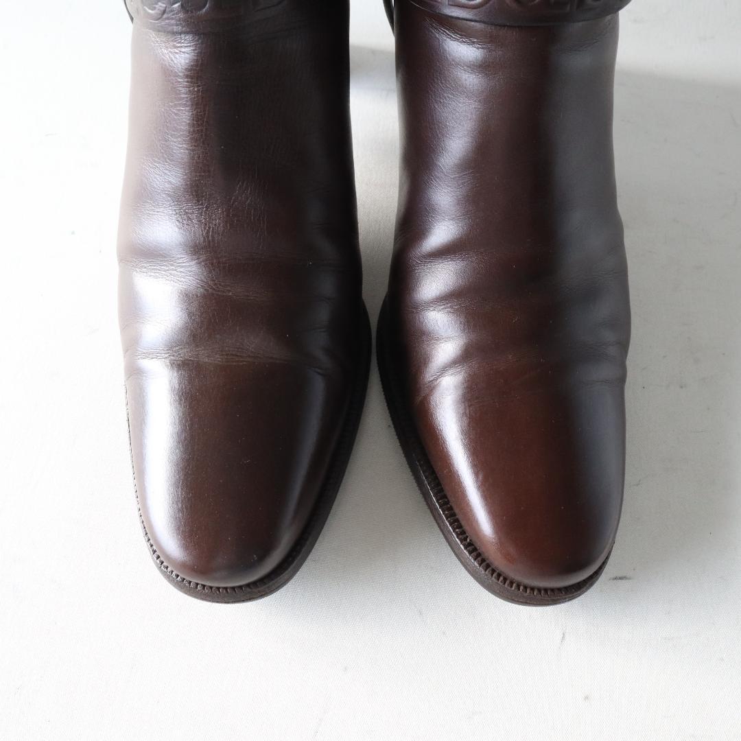 タニノクリスチー　マスミア　ショートブーツ　6cmヒール　37.5/24.5cm