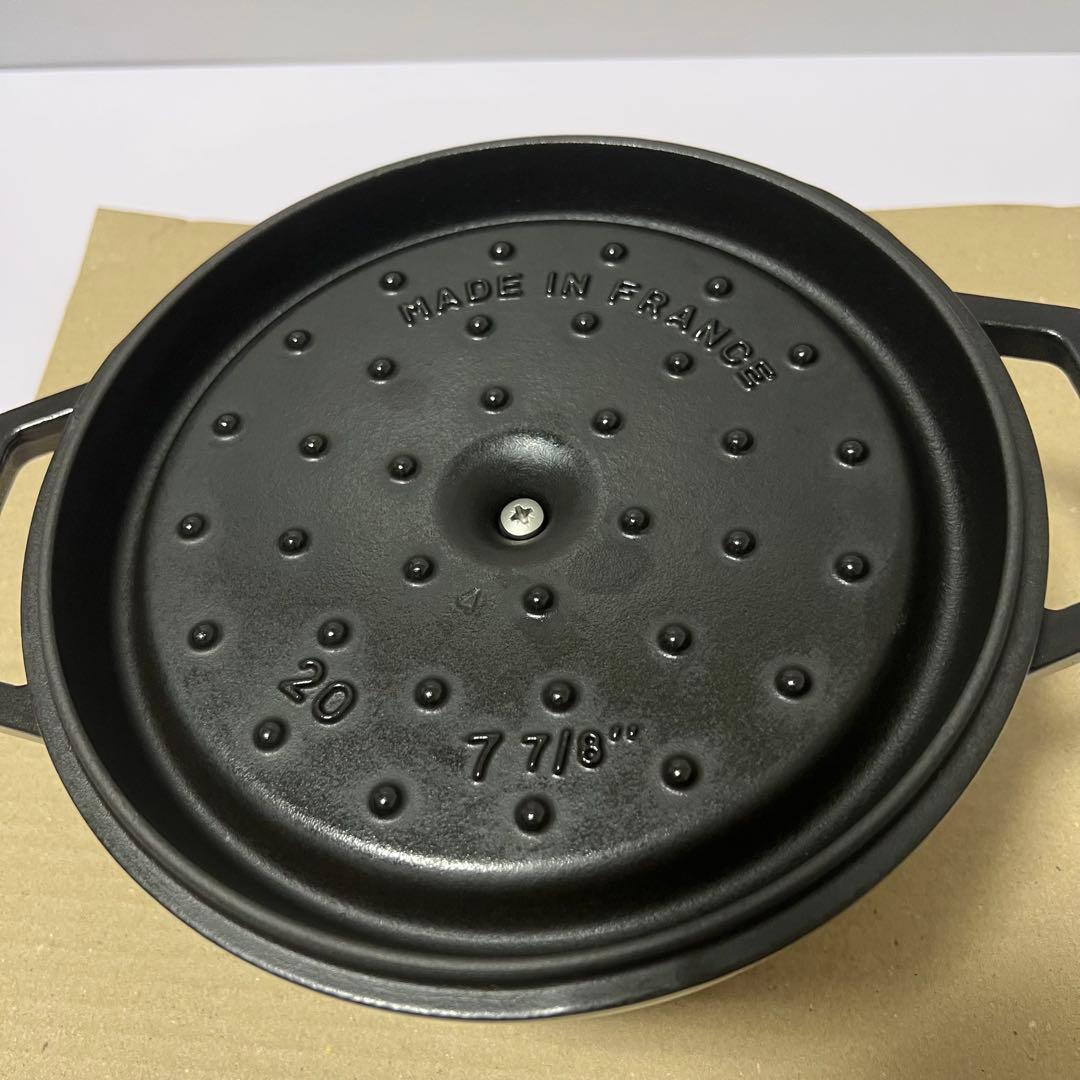 ストウブ(Staub) 「 ピコ ココット ラウンド ブラック 20cm 」