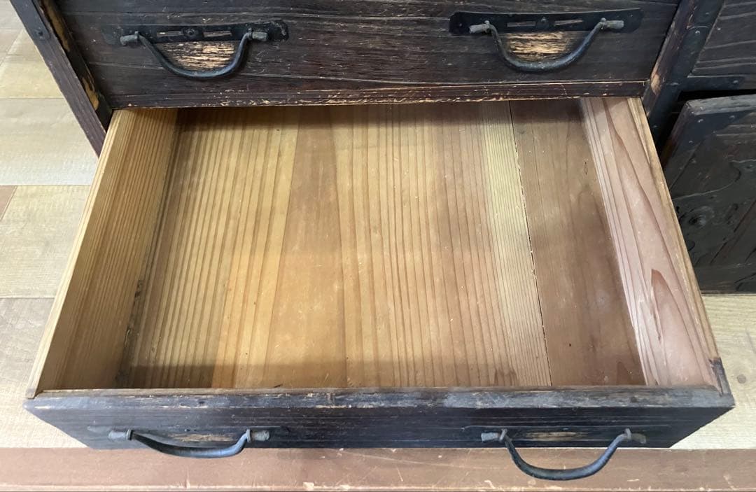 【時代箪笥】明治 大正 骨董品 収納 引き出し インテリア アンティーク