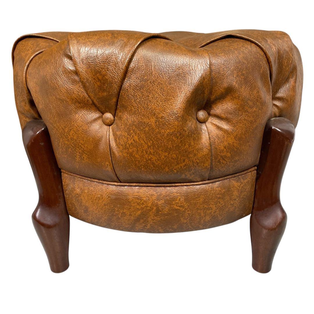 【美品】マルニ木工 ベルサイユ オットマン ブラウン②