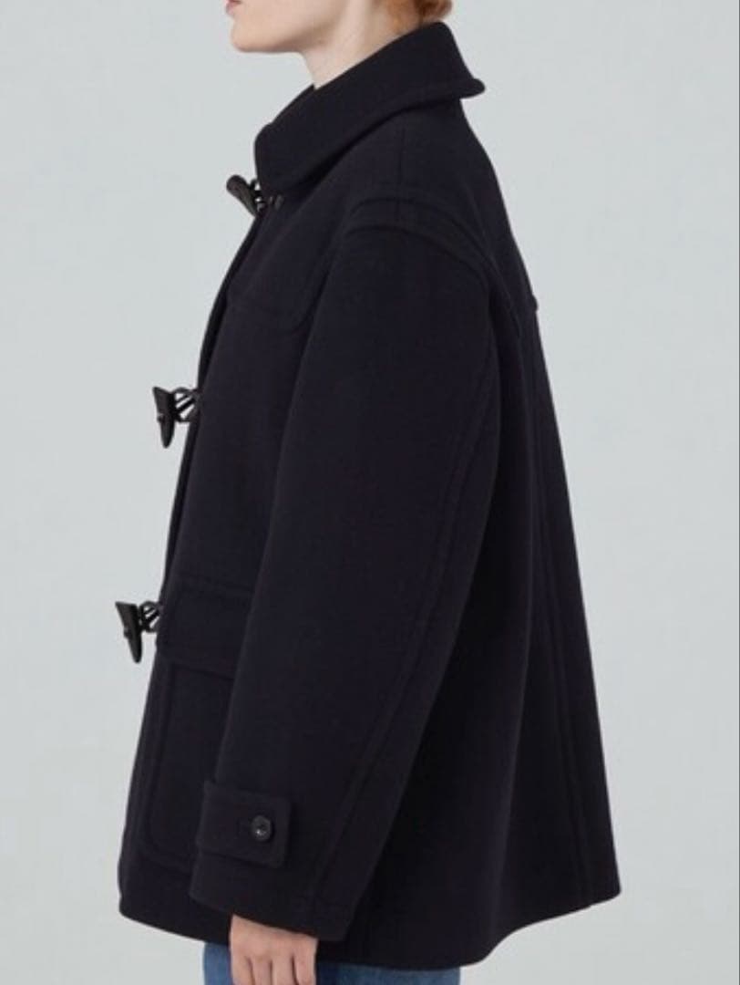 MACPHEE ネイビー ダッフルショートコート