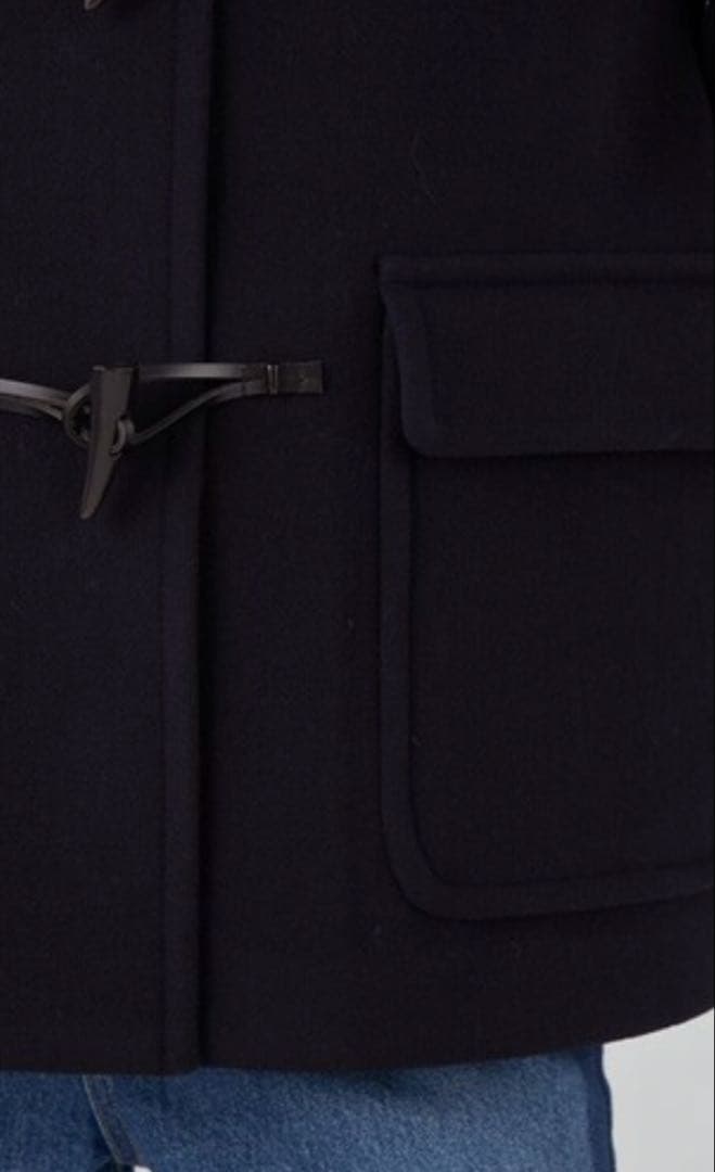 MACPHEE ネイビー ダッフルショートコート